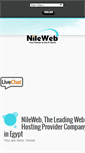 Mobile Screenshot of nileweb.com